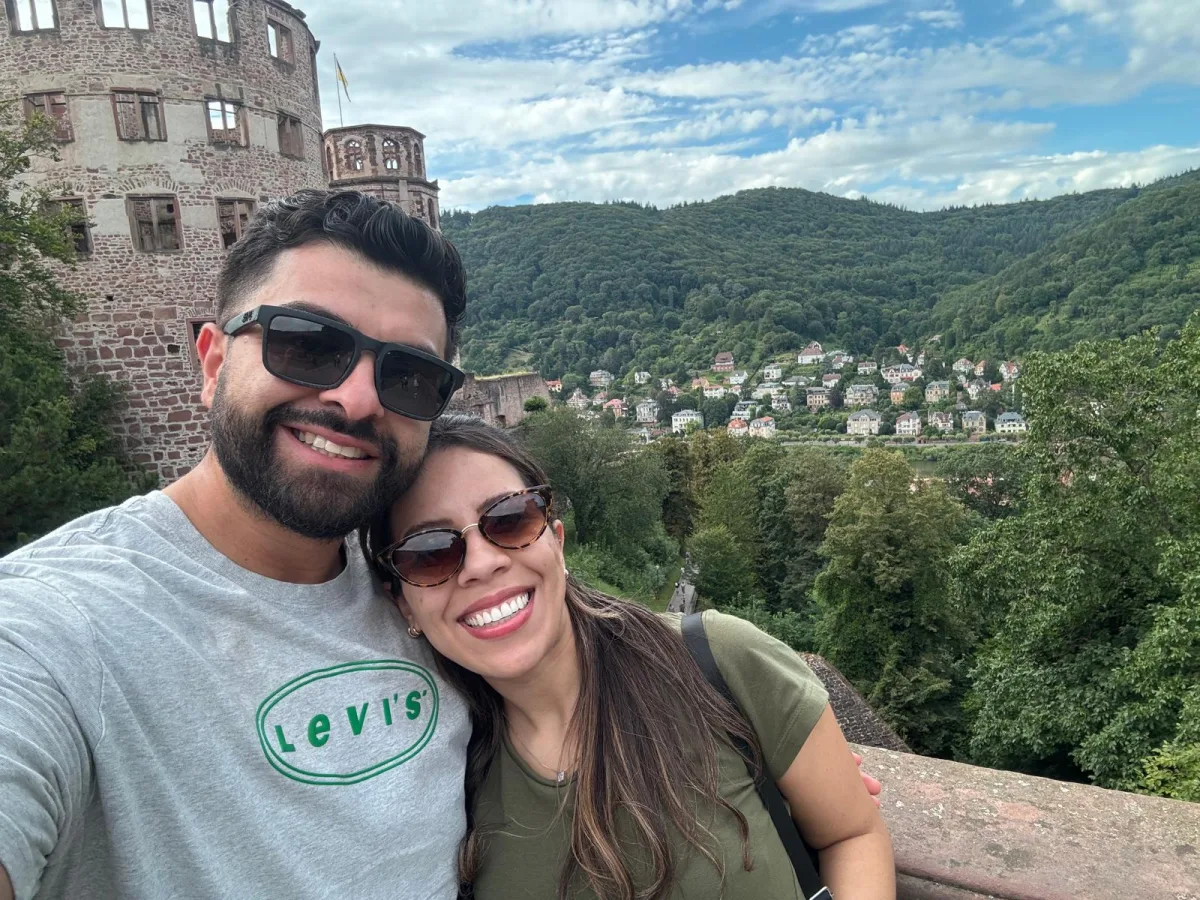The two of us in Heidelberg